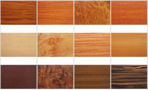 samples of wood types for wood siding