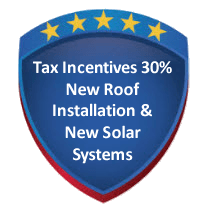 tax incentives for roof installation and solar 